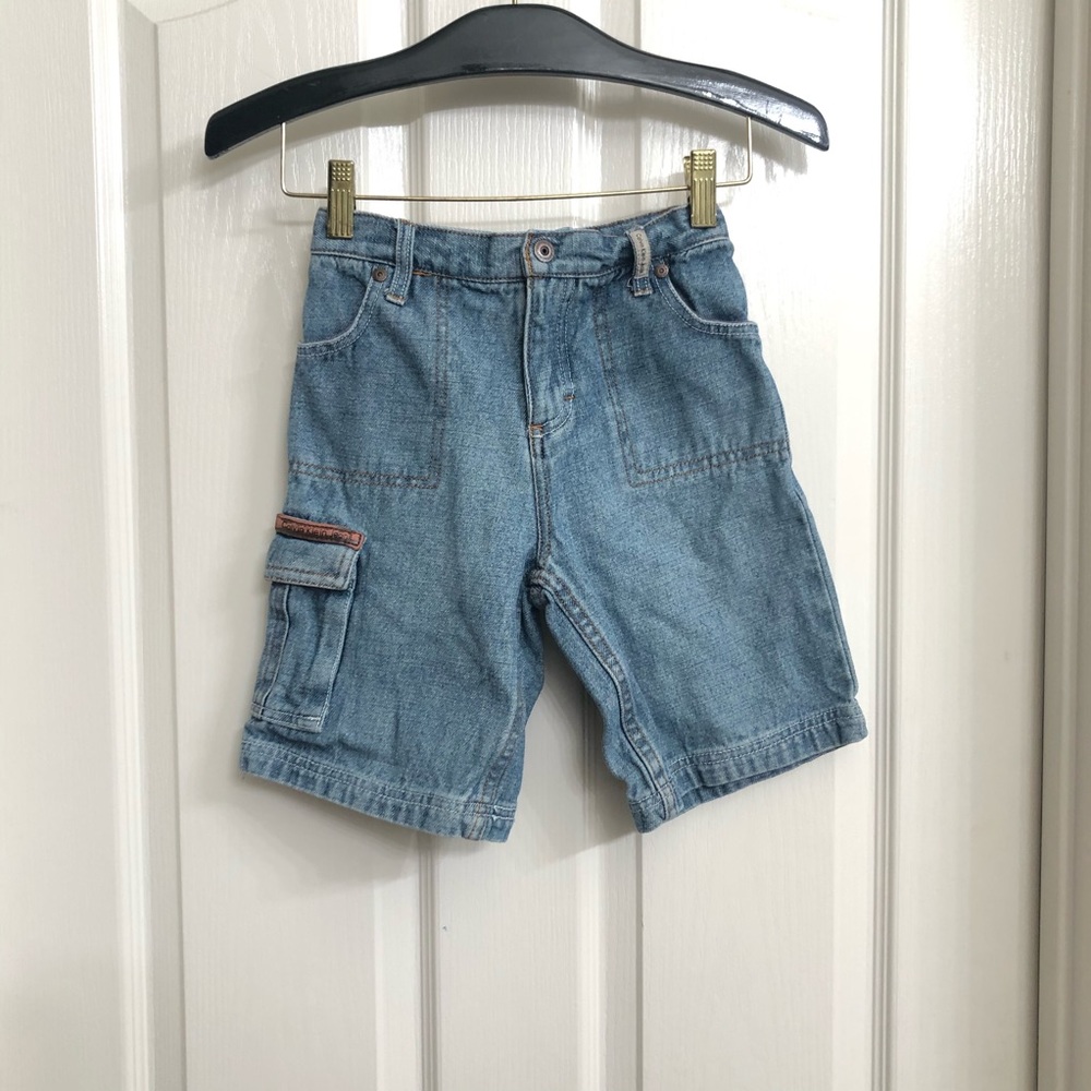 Calvin Klein Jeans Boys Cargo Jean Shorts